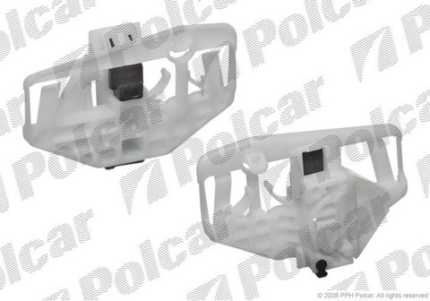 Направляющий держатель стеклоподъемника Peugeot Partner Mk1 (5F) и Citroen Berlingo Mk1 (MF) переднего (Polcar ZNC50594)