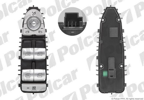 50F1P-70 Блок управления стеклоподъемниками и зеркалами Mercedes S-Class (W222)