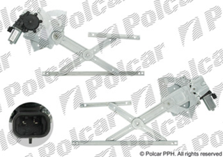 Электростеклоподъемник Fiat Sedici, Suzuki SX4 I и Opel Agila B передний правый | Polcar