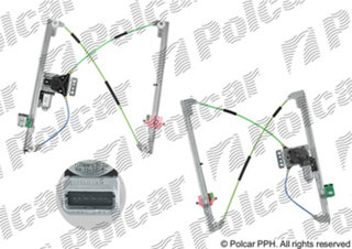 Электростеклоподъемник Citroen Jumpy II, Fiat Scudo II и Peugeot Expert I передний левый | Polcar