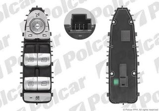 Блок переключателей стеклоподъемников и управления зеркалами Mercedes S-Class VII | Polcar