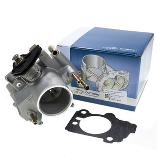 Дроссельная заслонка 21120-1148110-02 (диаметр 46 мм) для ВАЗ-2108 ... 2112, LADA Samara, Kalina I и Priora - Cartronic CRTR0120690