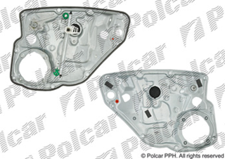 Стеклоподъемник механический Fiat Stilo задний левый | Polcar