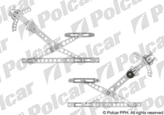 Стеклоподъемник механический Mercedes 123 передний правый | Polcar