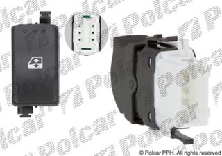 Переключатель стеклоподъемника заднего Renault Megane II, Laguna II, Espace IV, Scenic II и Grand Scenic II | Polcar