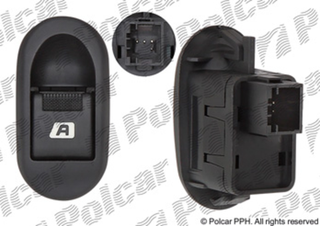 Переключатель стеклоподъемника Citroen C2, C3 I, II и Peugeot 1007 | Polcar