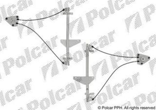 Электростеклоподъемник Renault Megane III задний правый без моторедуктора | Polcar