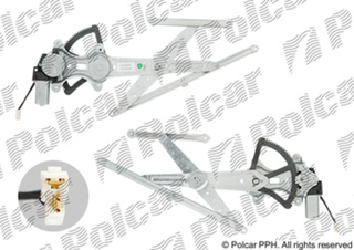 Электростеклоподъемник Fiat Sedici, Suzuki SX4 I и Opel Agila B передний левый | Polcar