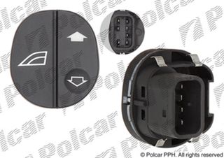 Переключатель стеклоподъемника пассажирского Ford Fiesta VI, Fusion, Puma, Street Ka, KA I, и Transit Connect | Polcar