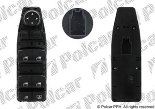 Блок переключателей стеклоподъемников и управления зеркалами BMW 5 Series VI и 6 Series III | Polcar