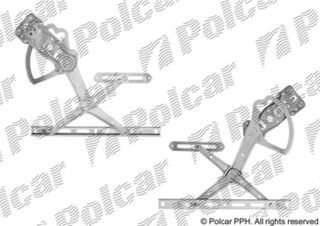 Электростеклоподъемник Mercedes SLK-Class I передний правый без моторедуктора | Polcar