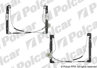 Электростеклоподъемник MINI I (до 06.2005 г.в.) передний правый без моторедуктора | Polcar